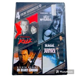 Steven Seagal: Hard to Kill, Exit Wounds, On Deadly Ground, out for Justice